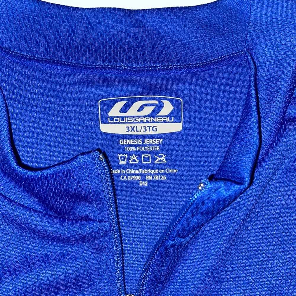 🚴♀️LG LOUIS GARNEAU ‘Genesis’ Men’s Cycling Jersey in Royal Blue - Picture 2 of 8